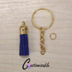 gold royal blue tassel