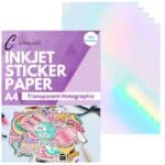 Transparent Holographic Inkjet Sticker Paper
