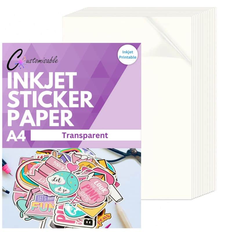Transparent Inkjet Printable paper