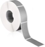 Silver Rectangle Scratch Off Sticker