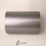 Close-up texture of no-shed Dark Grey glitter cardstock showing thick 250gsm paper core and sparkling gradient finish