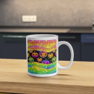 Neon Halloween Mug Sublimation Blanks