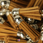 Silver Cap Light Brown Tassel group