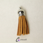 Silver Cap Light Brown Tassel single