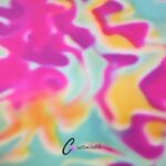 Tie Dye Pattern Sticker vinyl close up