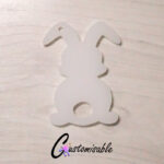 bunny perspex white