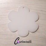 White Daisy perspex Blanks