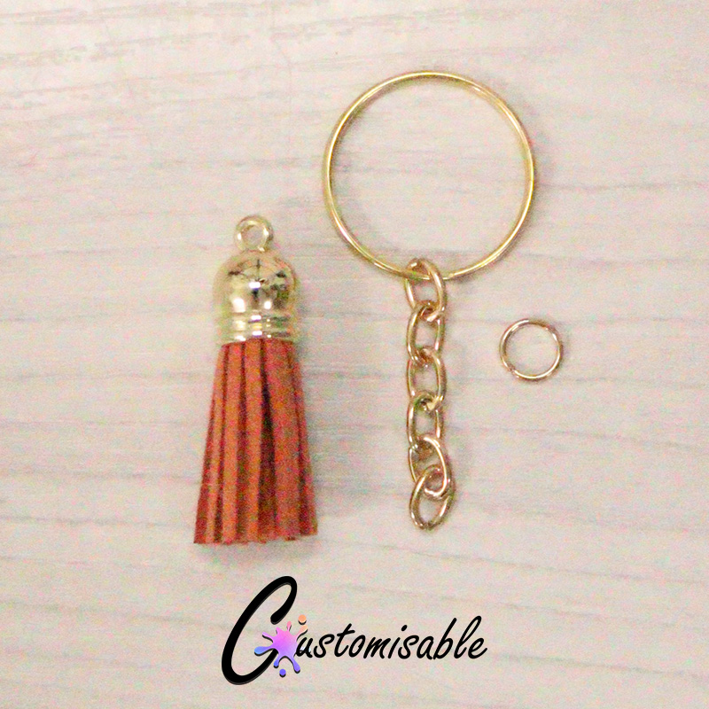 Amber Tassel Keyrings Amber Tassel Keyrings
