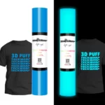 Teckwrap Glow In The Dark Blue Puff HTV
