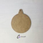 Christmas Bauble 7cm MDF Blank