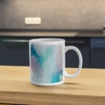 Ink Lilac Blue mug Sublimation Blanks