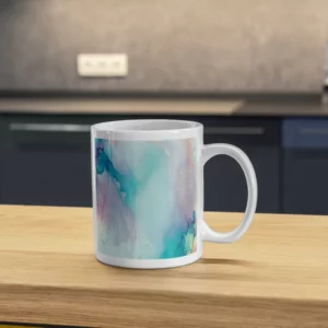 Ink Lilac Blue mug Sublimation Blanks