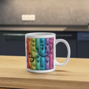 Puff Smile Mug Sublimation Blanks