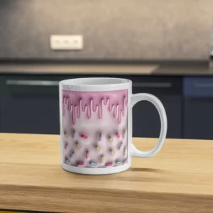 Puff Sprinkles Mug Sublimation Blanks