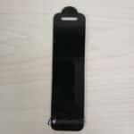Black Acrylic Ribbon Dome Bookmark