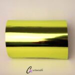 Mirror Chrome Lime Green Cardstock