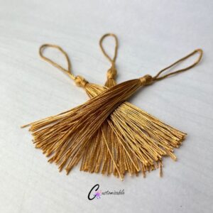Copper Bookmark Tassel SIDE
