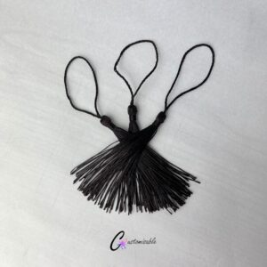 Dark Chocolate Bookmark Tassel SIDE