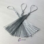 Silver Bookmark Tassel SIDE