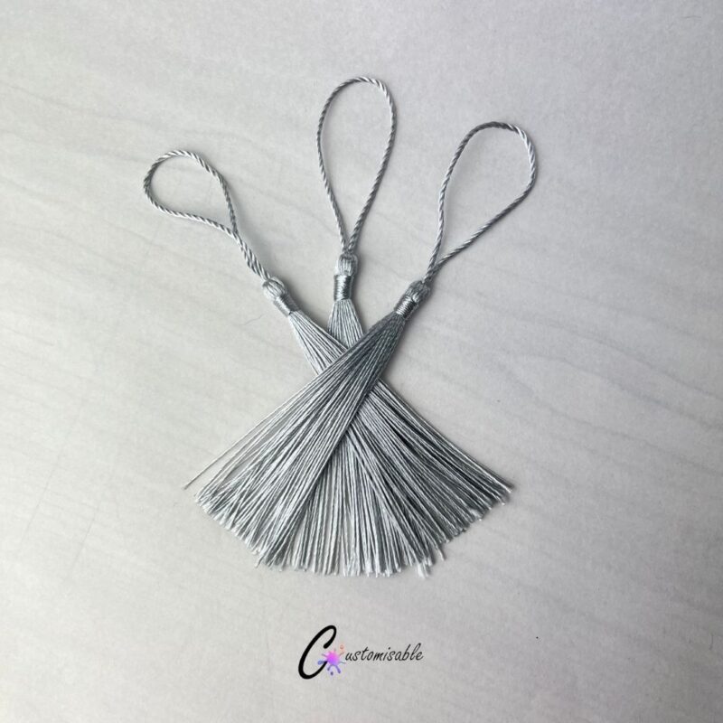 Silver Bookmark Tassel TOP