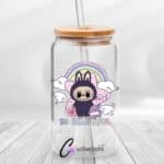 Bubu Beautiful UVDTF Sticker design on a ceramic mug mockup, ideal for vibrant customized craft gifts.