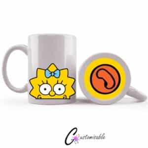 Maggie Mouth Mug UVDTF Sticker