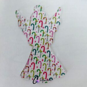 Candy Canes Angel Pattern Acrylic