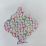 Candy Canes Arabesque Pattern Acrylic