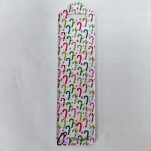 Candy Canes Dome Bookmark Pattern Acrylic