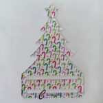 Candy Canes Tree Money Card Pattern Acrylic