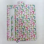 Candy Canes Money Gift Ornament Pattern Acrylic