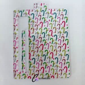 Candy Canes Money Gift Ornament Pattern Acrylic