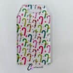 Candy Canes Ribbon Gift Tag Pattern Acrylic
