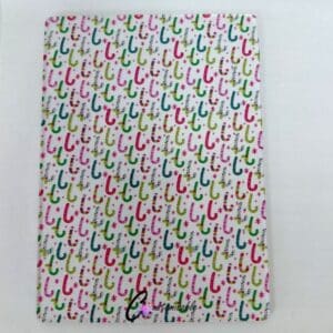 Candy Canes Sheet Custom Pattern Acrylic Front