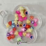 Color Hearts Sprinkles Acrylic