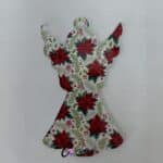 Poinsetta Angel Pattern Acrylic