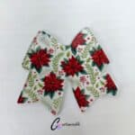 Poinsetta Bow Pattern Acrylic