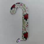 Poinsetta Candy Cane Custom Pattern Acrylic