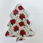 Poinsetta Christmas Tree Pattern Acrylic