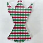 Red Gingham Angel Pattern Acrylic