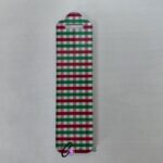 Red Gingham Dome Bookmark Pattern Acrylic