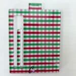 Red Gingham Money Gift Ornament Pattern Acrylic
