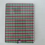 Red Gingham Sheet Custom Pattern Acrylic Front