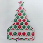 Xmas Bauble Money Card Tree Pattern Acrylic