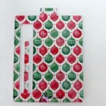 Xmas Bauble Money Gift Ornament Pattern Acrylic