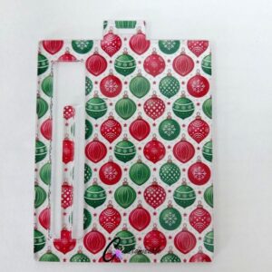 Xmas Bauble Money Gift Ornament Pattern Acrylic
