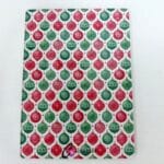 Xmas Bauble Sheet Custom Pattern Acrylic Front