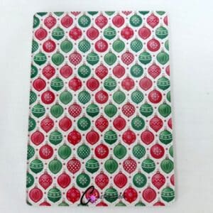 Xmas Bauble Sheet Custom Pattern Acrylic Front