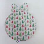 Christmas Tree 8cm Christmas Bow Pattern Acrylic