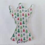 Christmas Tree Angel Pattern Acrylic